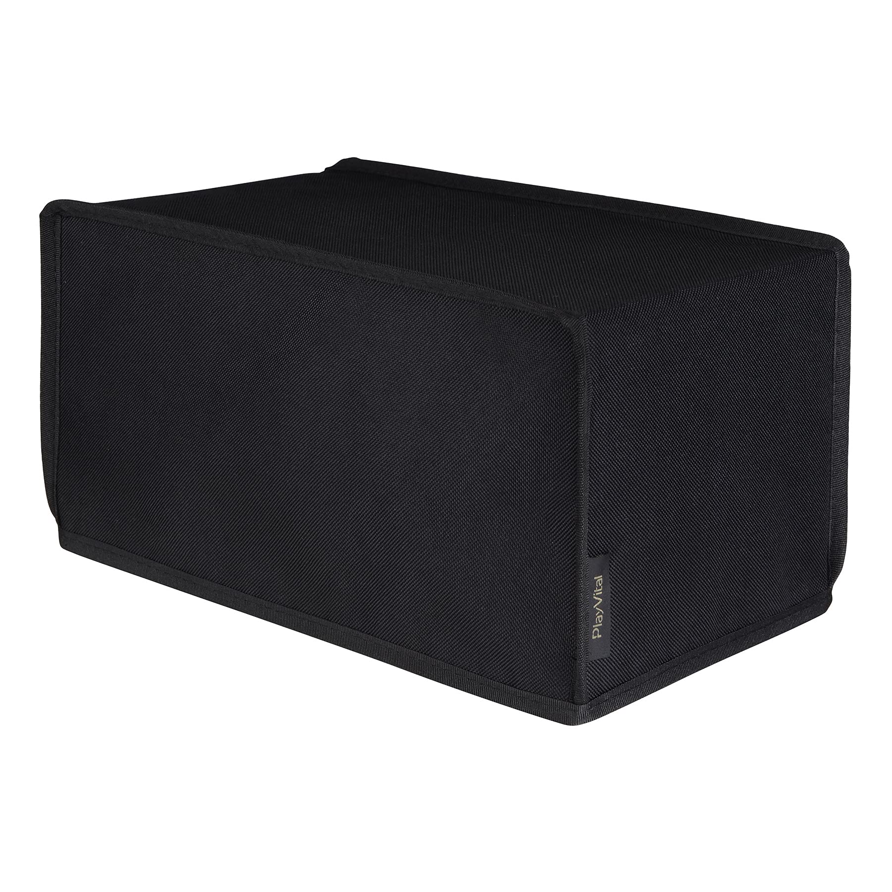 PlayVital Black Nylon Horizontal Dust Cover for Xbox Series X Console, Soft Neat Lining Dust Guard, Anti Scratch Waterproof Cover Sleeve for Xbox Series X Console