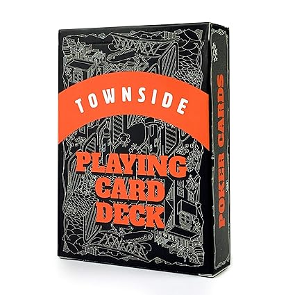 Galliard Games Playing Card Deck, Premium Paper Custom Design (Townside)
