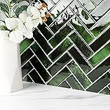 FunStick 15 Pcs Emerald Green Herringbone Peel and
