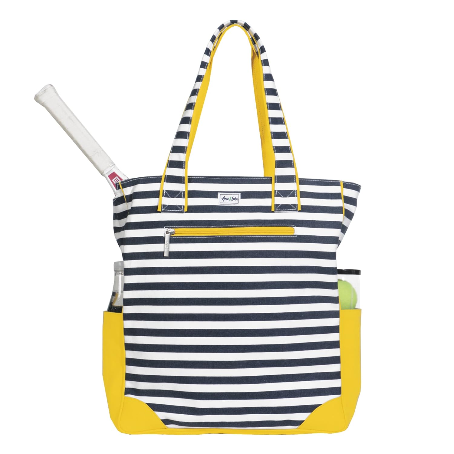 新しいコレクション Ame And Lulu Tillyストライプテニストートバッグ B0778s1wqt 最新人気 Bsonline Co Il