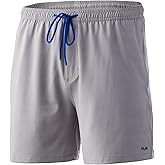 HUK Womens Volley 5.5" Short | Elastic Waist Quick-Dry Swim Shorts