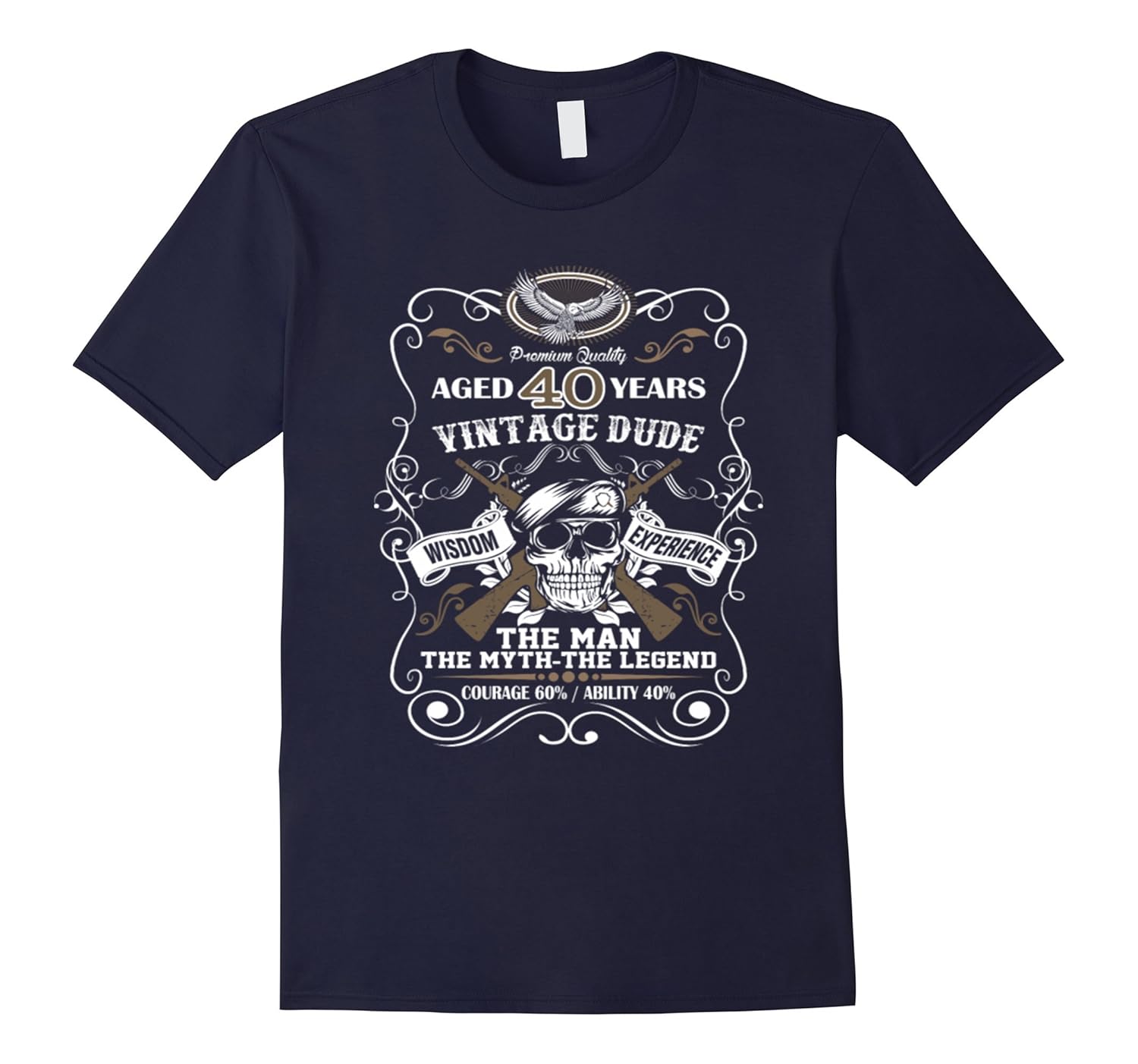 Aged 40 Years Vintage Dude TShirt
