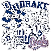 Desert Cactus Drake University Sticker Bulldogs Vinyl Decals Laptop Water Bottle Car Type 2 (T2 Vintage 1)