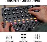 Akai MIDImix USB MIDI Controller Mixer with 24 Knobs 16 Pads 8 Faders Ableton view 3