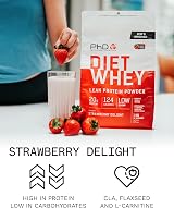 PhD Diet Whey Low Calorie Protein Powder Strawberry Delight 2 kg 62 Servings view 3