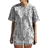 BVUSHM Camo Shirt for Women Men Oversized Camouflage Maple Leaf Print Camo T Shirt Short Sleeve Summer Camo Top