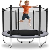 EL&amp;IT&middot;Wings 60 Inch/5FT Trampoline for Kids with Net, Indoor Outdoor Toddler Trampoline with Safety Enclosure, No-Gap Safe Round Design, Birthday Gifts for Kids Ages 1-8