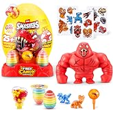 Smashers T-REX Candy Surprise by ZURU | 25+ surprises to smash open; Slam Hero inside; candy &amp; sweet surprises; collectible dino egg unboxing; gift for boys &amp; tweens