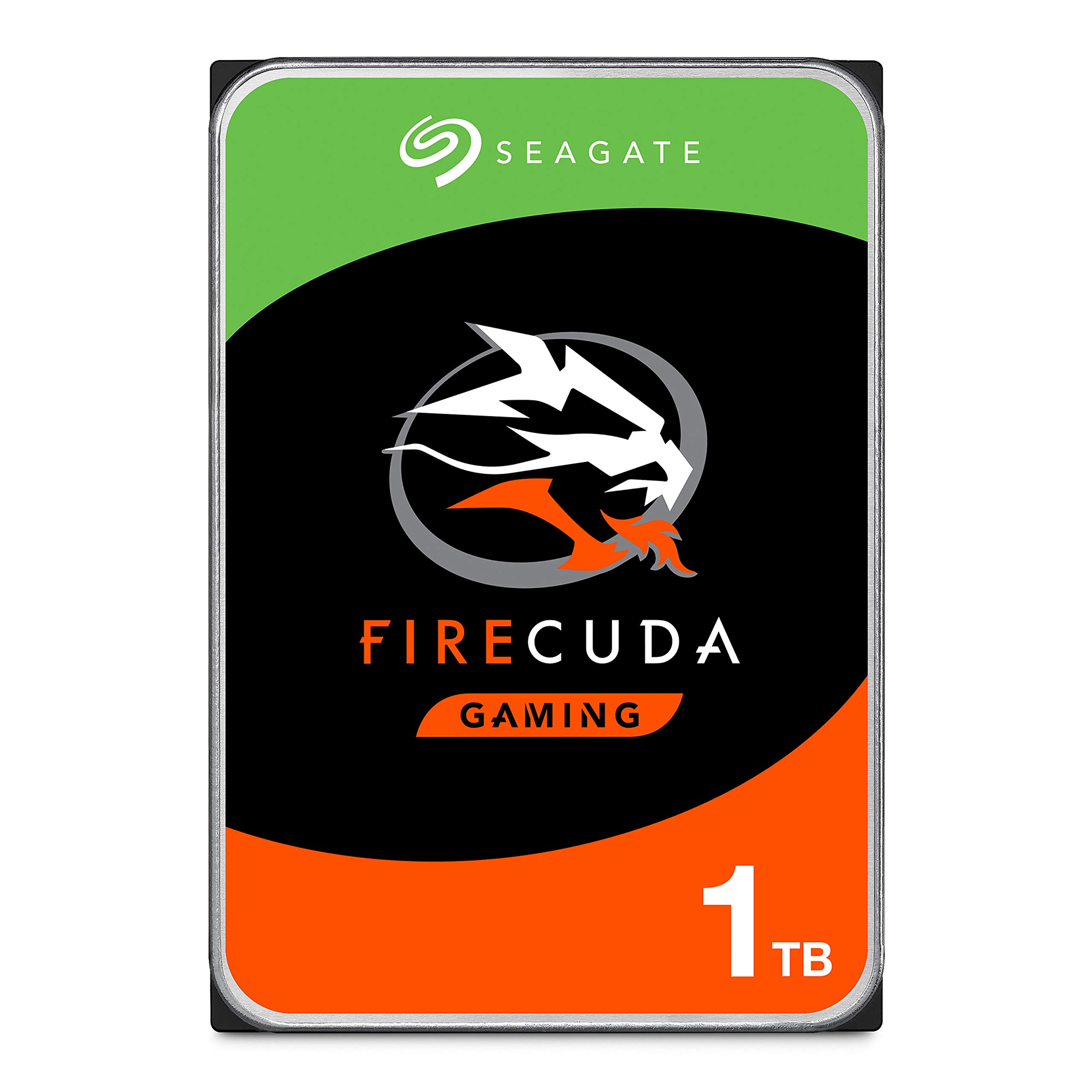 Seagate HDD Internal 1 TB FireCuda SATA 3.5 Computer Hard Disk Drive - Silver