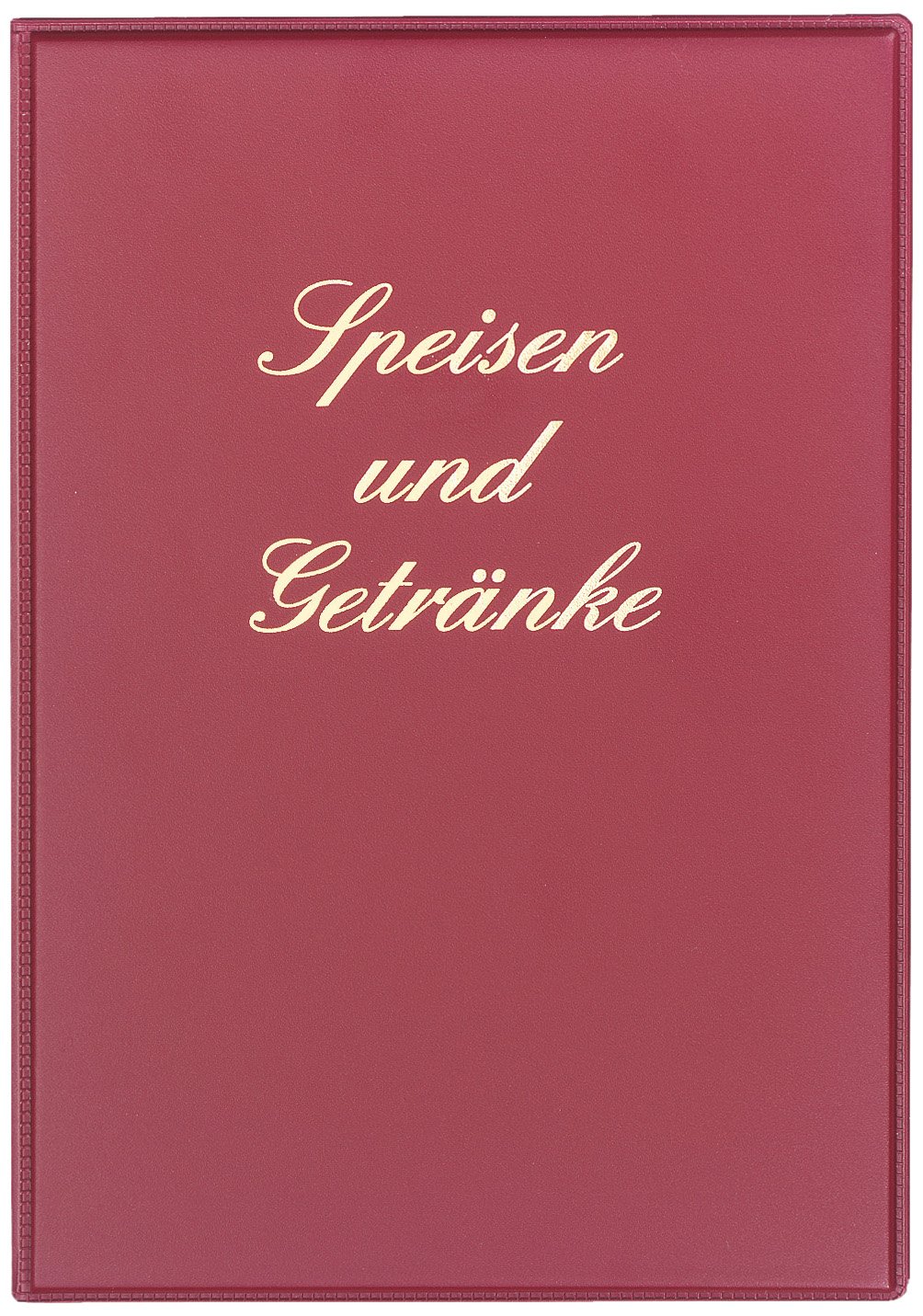 Herlitz 10066629 Food and Drinks Menu Folder A5 Wine Red (German Text)