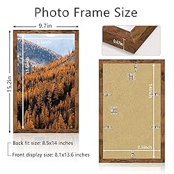 Picrit 8.5 x 14 Frame, Photo Frame for Wall