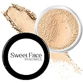 WARM FOUNDATION- Most Neutral Shade (20g Mid Size Sifter Jar) – Mineral Loose Powder Makeup – Lightweight Matte Finish, Long Wear, Natural Look – SPF 30