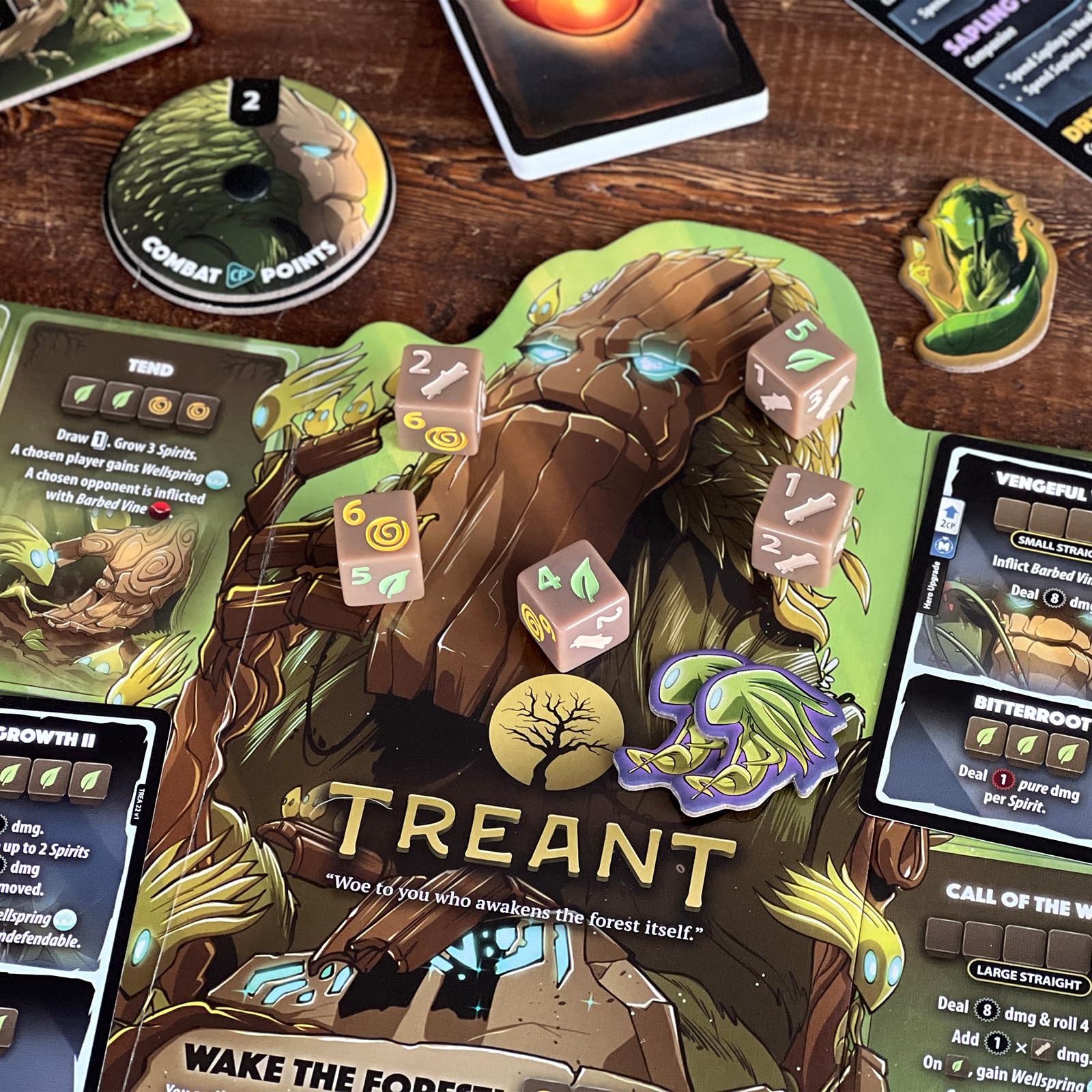 Dice Throne - Two Hero Box - Treant v Ninja - Fast Playing Collectible Tabletop Game