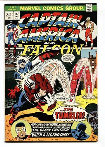 Amazoncom Captain America 169 1974 Falcon Black Panther