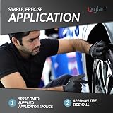 Glart 451RK Auto Tire Shine 1000ml with Sponge Satin Matt Tyre Plastic Care view 4