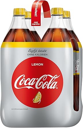 Coca Cola Light Lemon Einweg 4 X 1 5 L Amazon De Lebensmittel Getranke