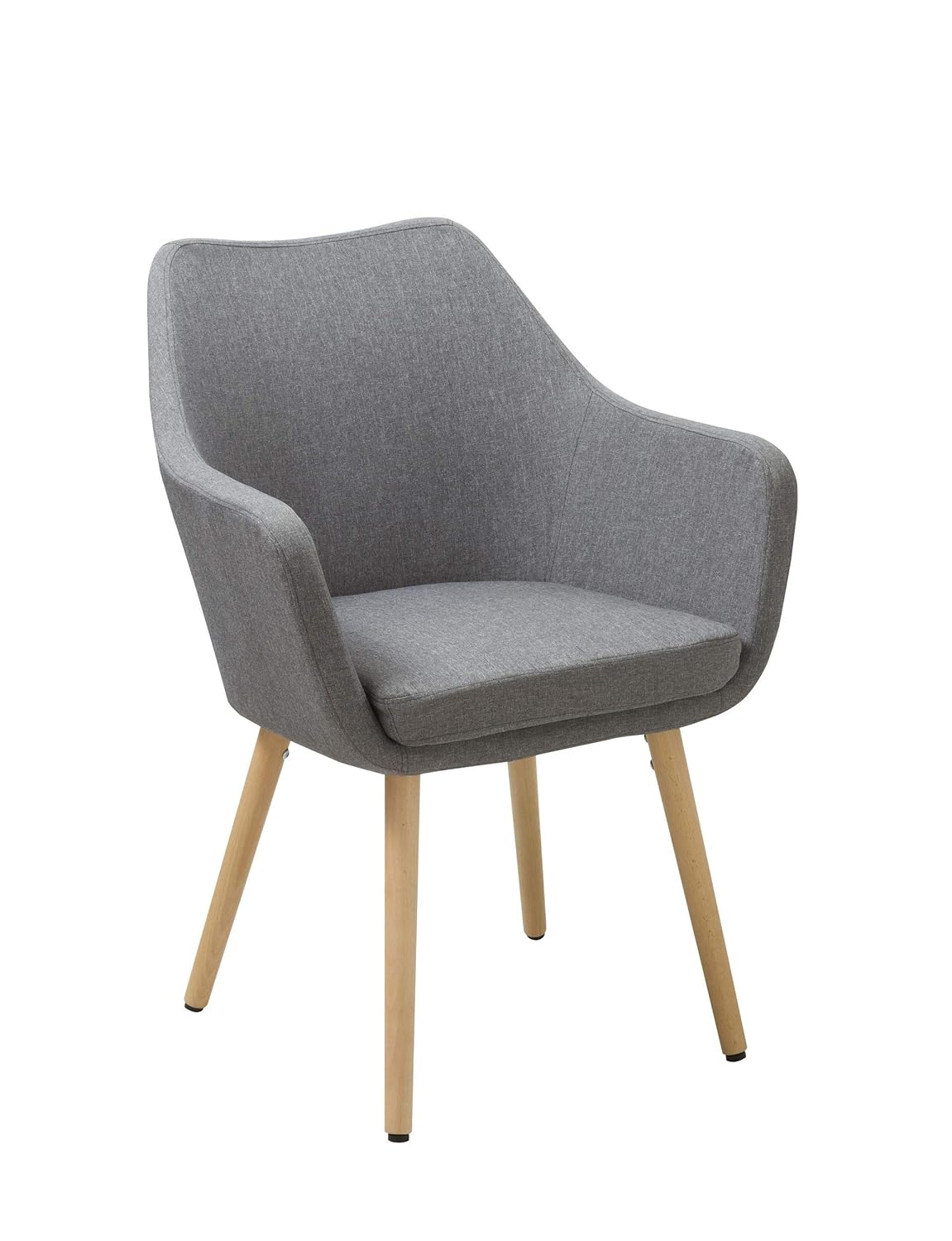 Duhome Elegant Lifestyle Esszimmerstuhl aus Stoff (Leinen) oder