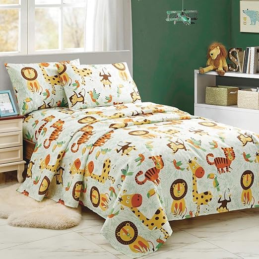 kids safari bedding