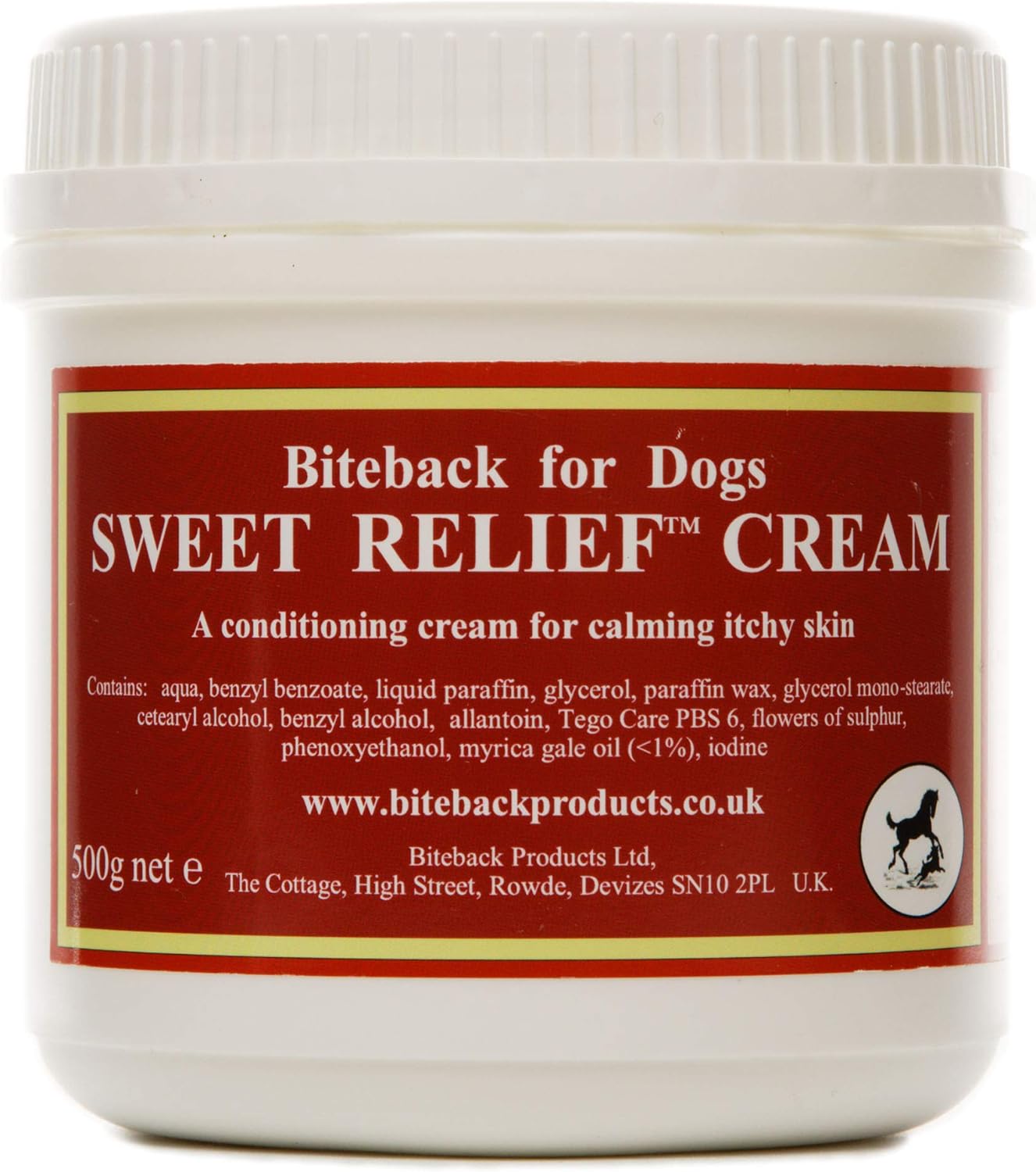 Biteback Products ‘Sweet Relief’™ Soothing Cream for Itchy Dogs Skin
