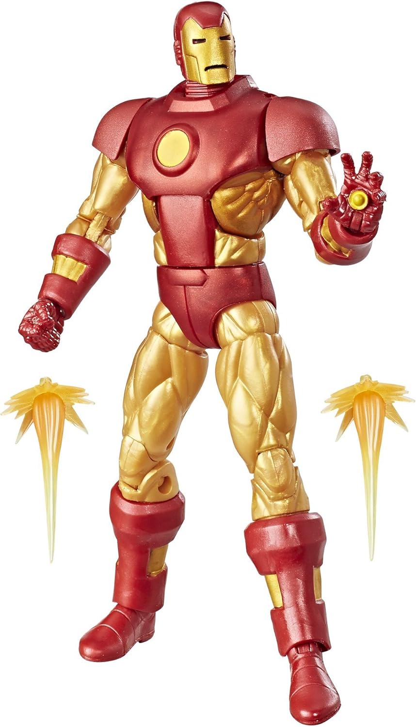 Marvel Retro 6-inch Collection Iron Man Figure, Multicolor, 6 " - Image 3