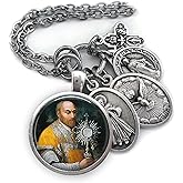 St. John Leonardi Keychain, Necklace or Clip, Patron Saint Jewelry, Confirmation Gift