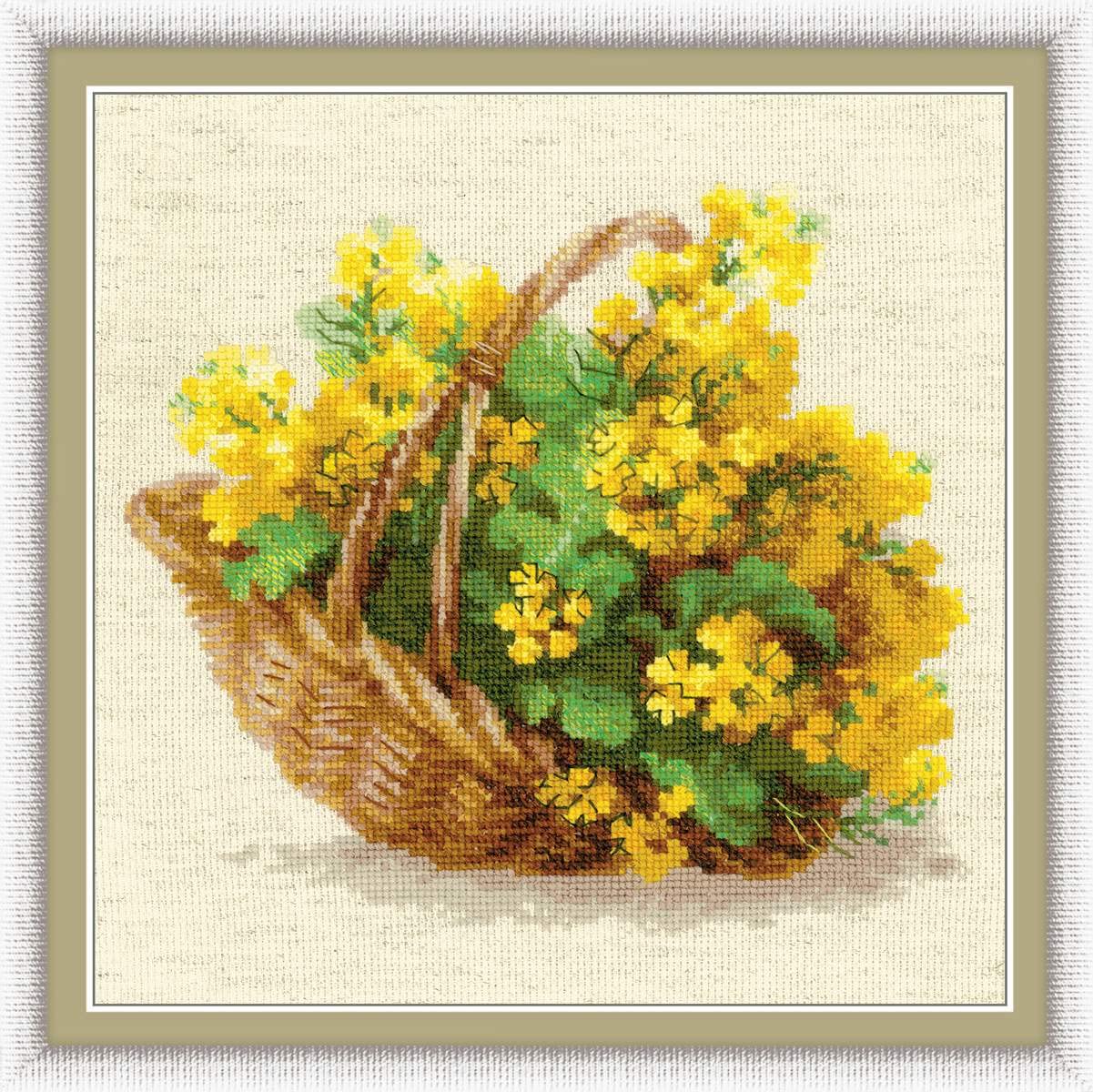 RIOLIS Cross Stitch Kit - 1502 - Yellow Rapeseed