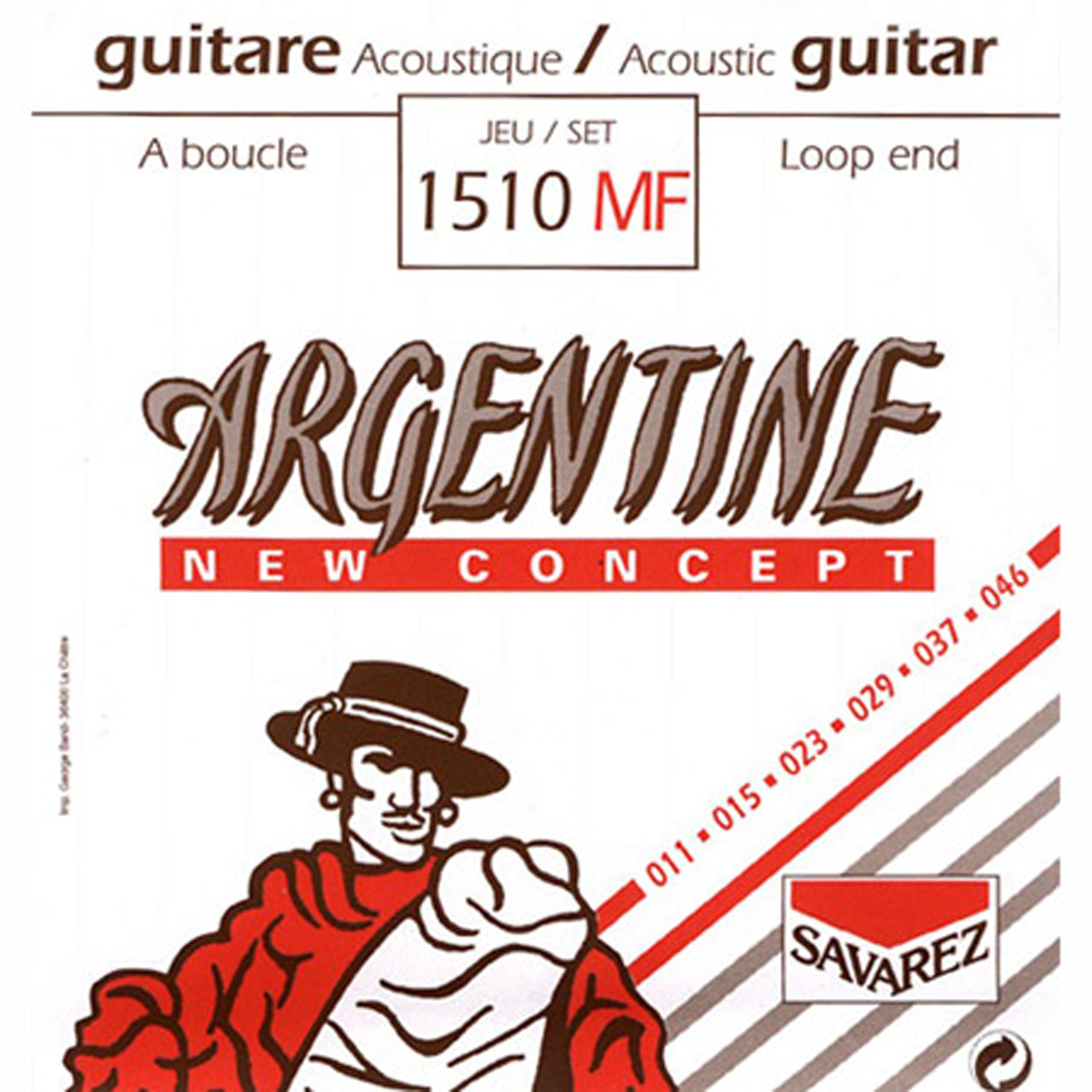 Argentine 1510MF Strings set Light loop end