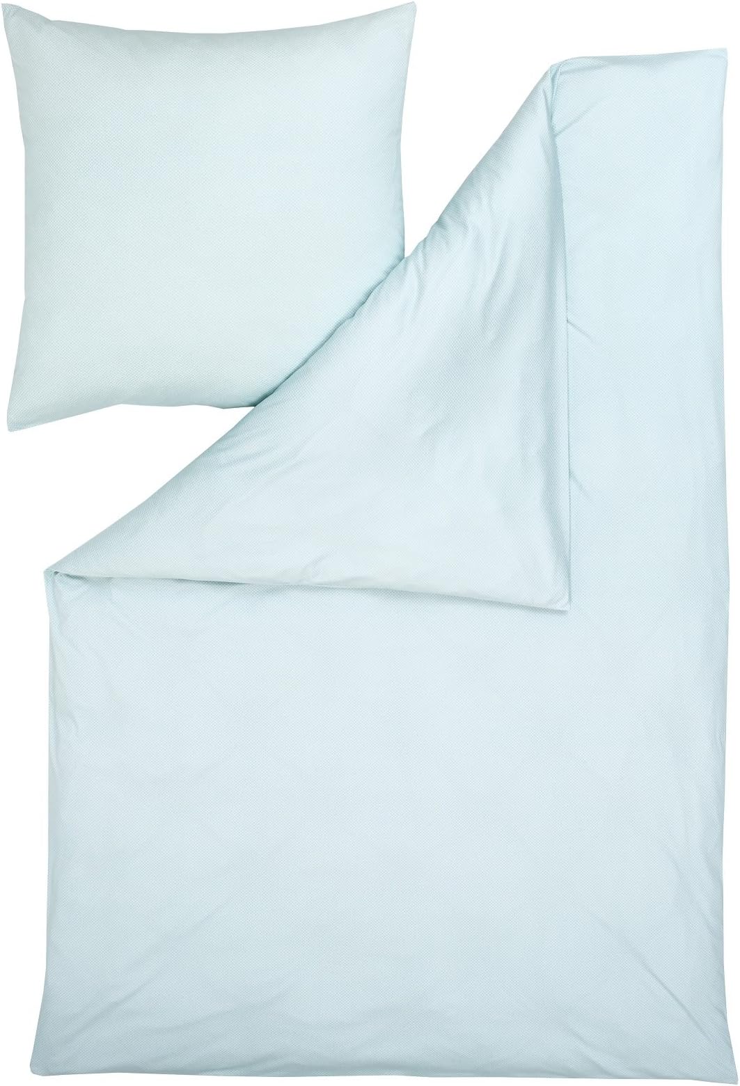 Estella Mix and Match Tarun Inter-Lock Jersey Bed Linen Dimensions 135 x 200 + 80 x 80 cm. Colour: Jade