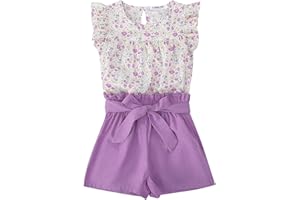 LIONJIE Kids Girls Summer 2 Piece Outfits Clothes T-Shirt Tops and Shorts Pants Sets