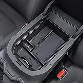 JDMCAR Center Console Tray Organizer Compatible with Toyota RAV4 Accessories 2025 2024 2023 2022 2021 2020 2019 and 2021-2025 RAV-4 Prime, Armrest Insert Container ABS Material Secondary Storage Box
