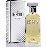 NovoGlow Novo Infinity for Women - 3.4 Fluid Ounce Eau De Parfum Spray for Women - Refreshing Mix of Citrus Floral & Musk Fragrances Smell Fresh All Day Long Lovely Gift for Women for All Occasions