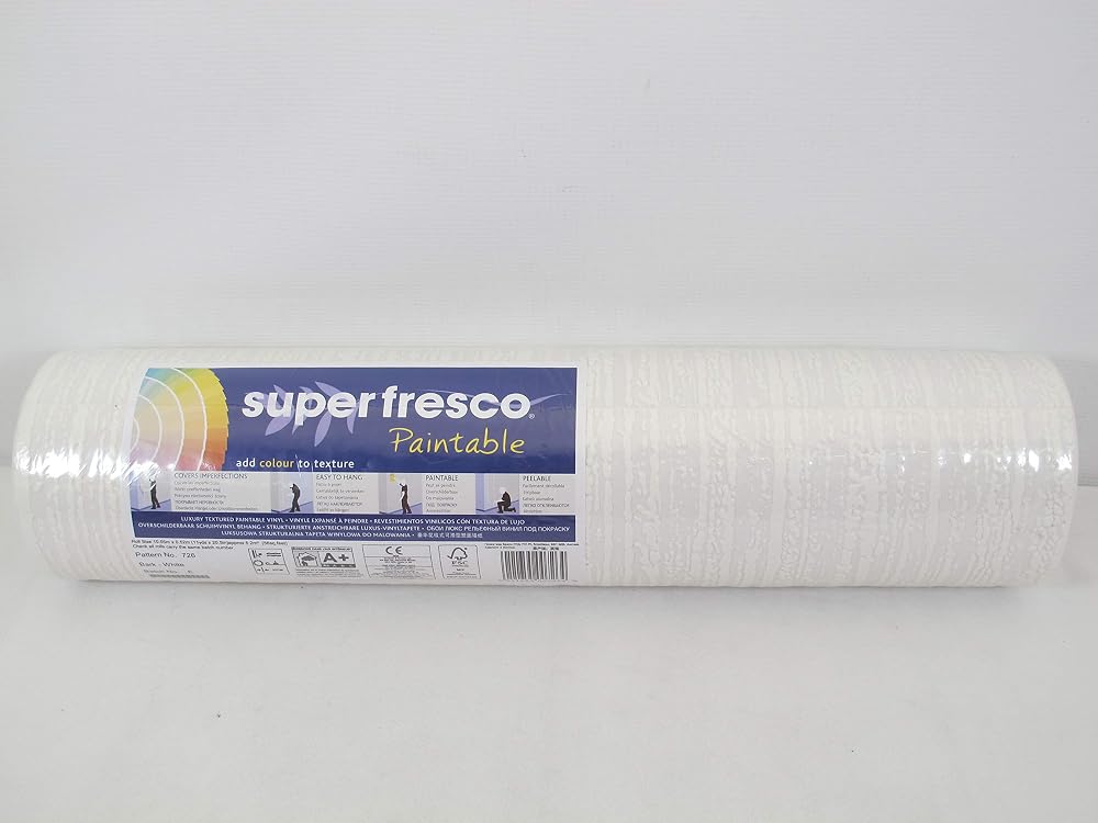 Superfresco Easy Bark Paintable Heavy Duty Wallpaper Classic Design