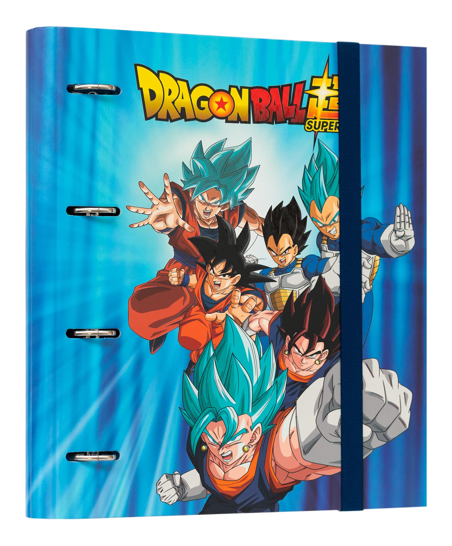 Grupo Erik 4 Ring Binder A4 - Dragon Ball Merchandise | 10.6 x 12.6 inches - 27 x 32 cm - A4 Ring Binder Folder, Document Folder | Dragon Ball Manga Gifts