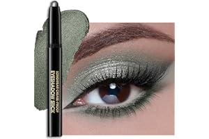 Erinde Glitter Eyeshadow Stick Waterproof, Cream Eyeshadow Pencil, Highly Pigmented & Long Lasting - for Stunning Eye Makeup,