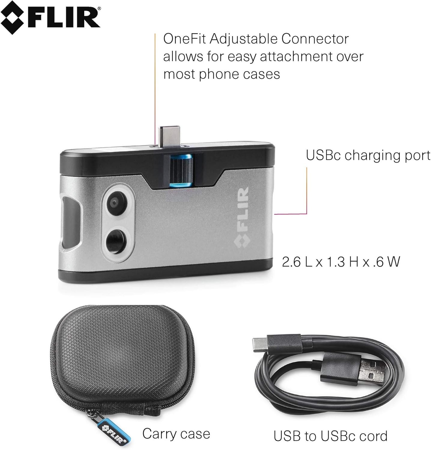 Flir One Warmebildkamera Fur Android Gerate Usb C Amazon De Elektronik