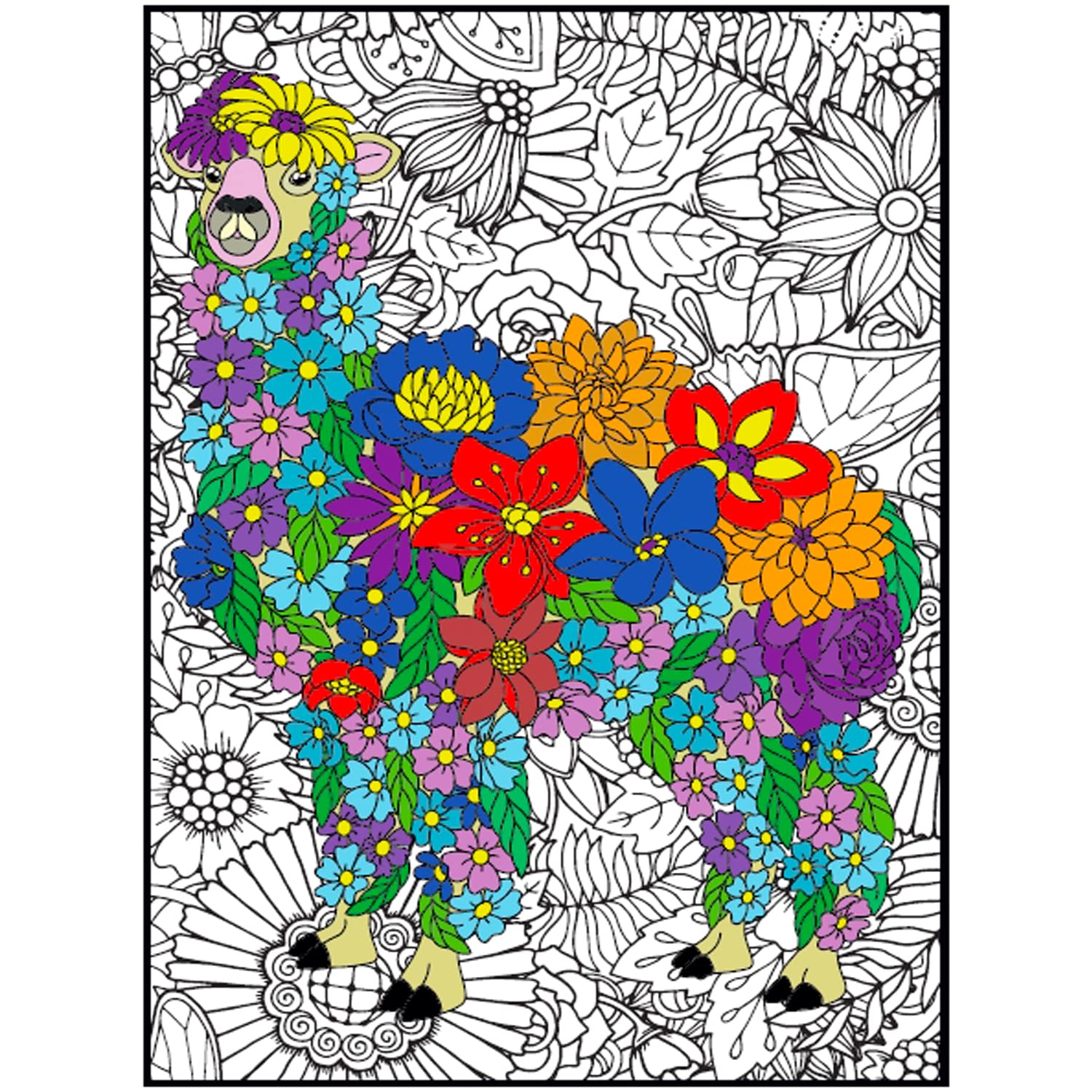 Mua Large Coloring Poster for Adults - 81GRekzImXL 