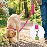Joytale Double-Sided Reflective Dog Leash 6FT 5FT 4FT Padded Handle Hotpink view 2