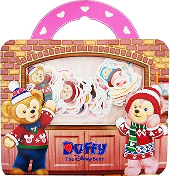 Amazon ディズニー Disney ダッフィー シェリーメイ ジェラトーニ ステッカー 60枚セット 香港 Hkdl 海外ディズニー限定 シール ステッカー 文房具 オフィス用品