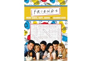 Friends Word Search, Quips, Quotes, and Coloring Book (Coloring Book & Word Search)