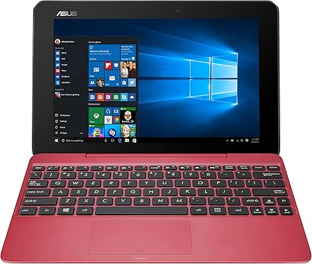 Asus T100ha 10 1 Inch Convertible Notebook With Detachable Keyboard Intel Atom Z8500 1 44 Ghz Processor 2 Gb Ram 64 Gb Emmc Integrated Graphics Windows 10 Pink Amazon Co Uk Computers Accessories