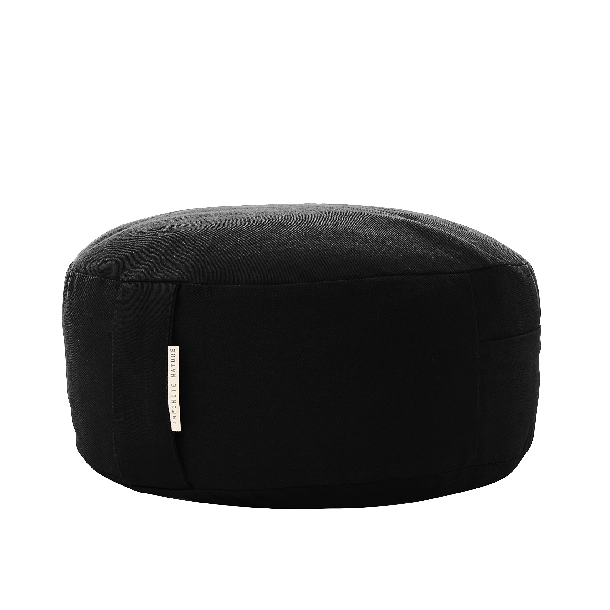 Jumbo Zabuton Meditation Mat, Black Health & Personal Care