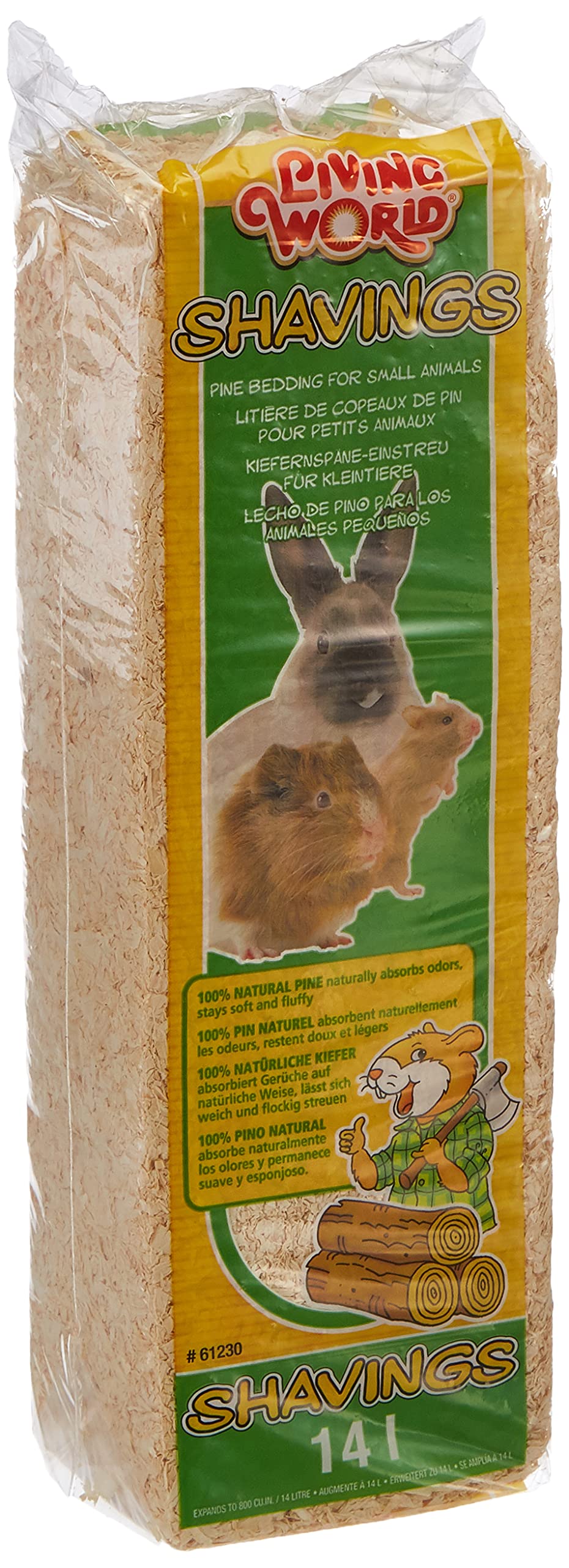 Living World Pine Shavings, 14 L