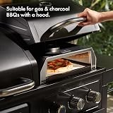 VonHaus BBQ Pizza Oven Outdoor with Stone Included 12 inch view 3