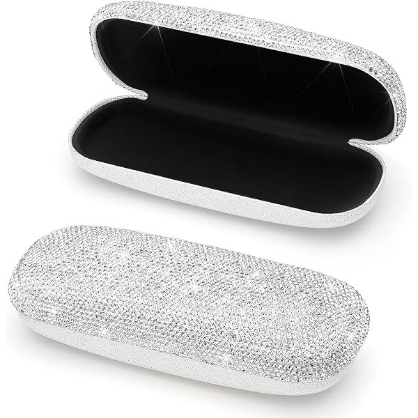 CALIDAKA Bling Diamond Sunglasses Hard Case with Rhinestone  display picture 2