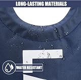DOKEHOM 125L X-Large Collapsible Laundry Basket Bag Dark Blue 31in H view 5