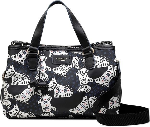 RADLEY New Oilskin Folk Dog Medium Multi Way Grab Bag