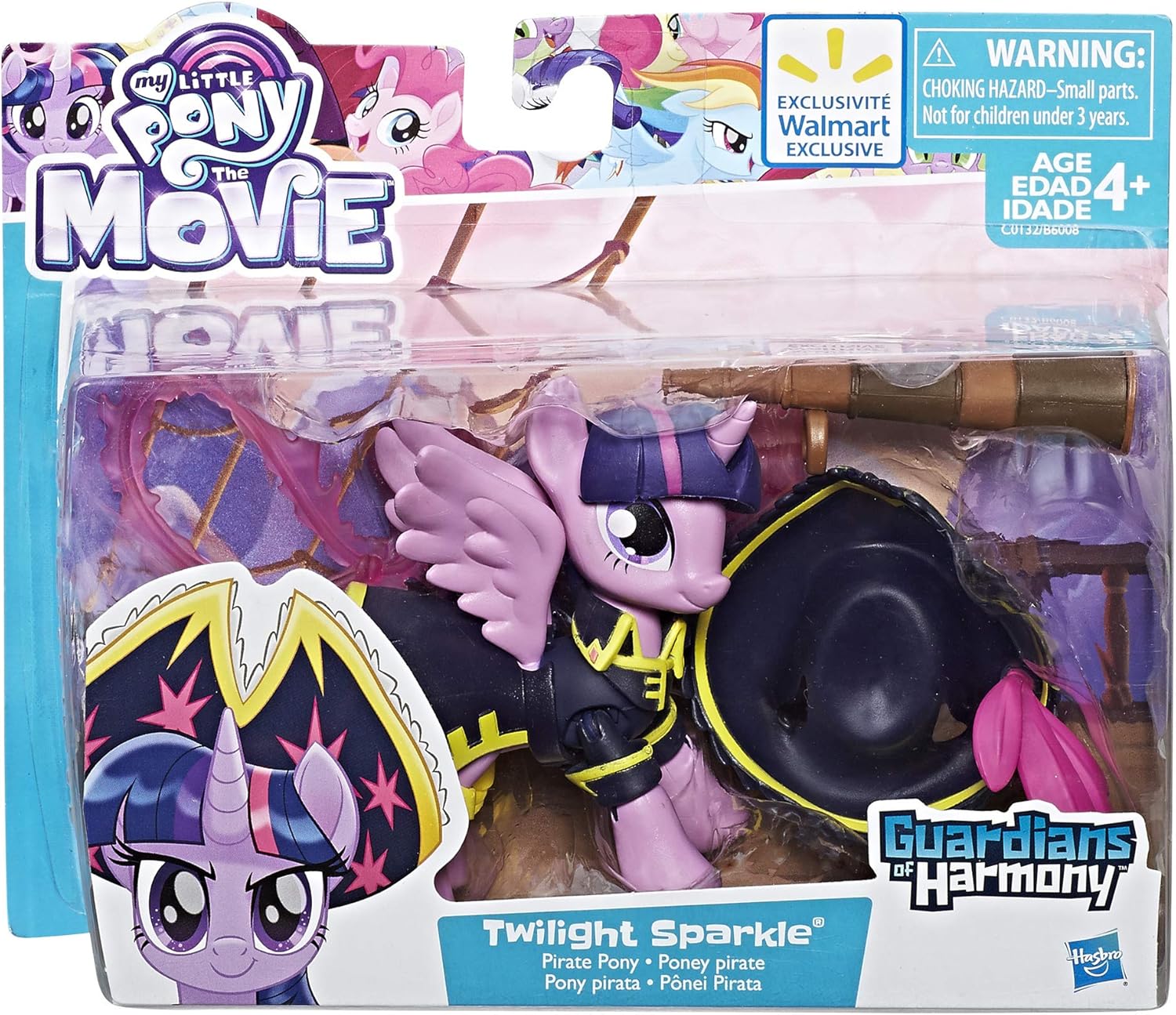 My Little Pony The Movie Guardians of Harmony Twilight Sparkle Pirate Pony, Purple, 10 cm - Image 3