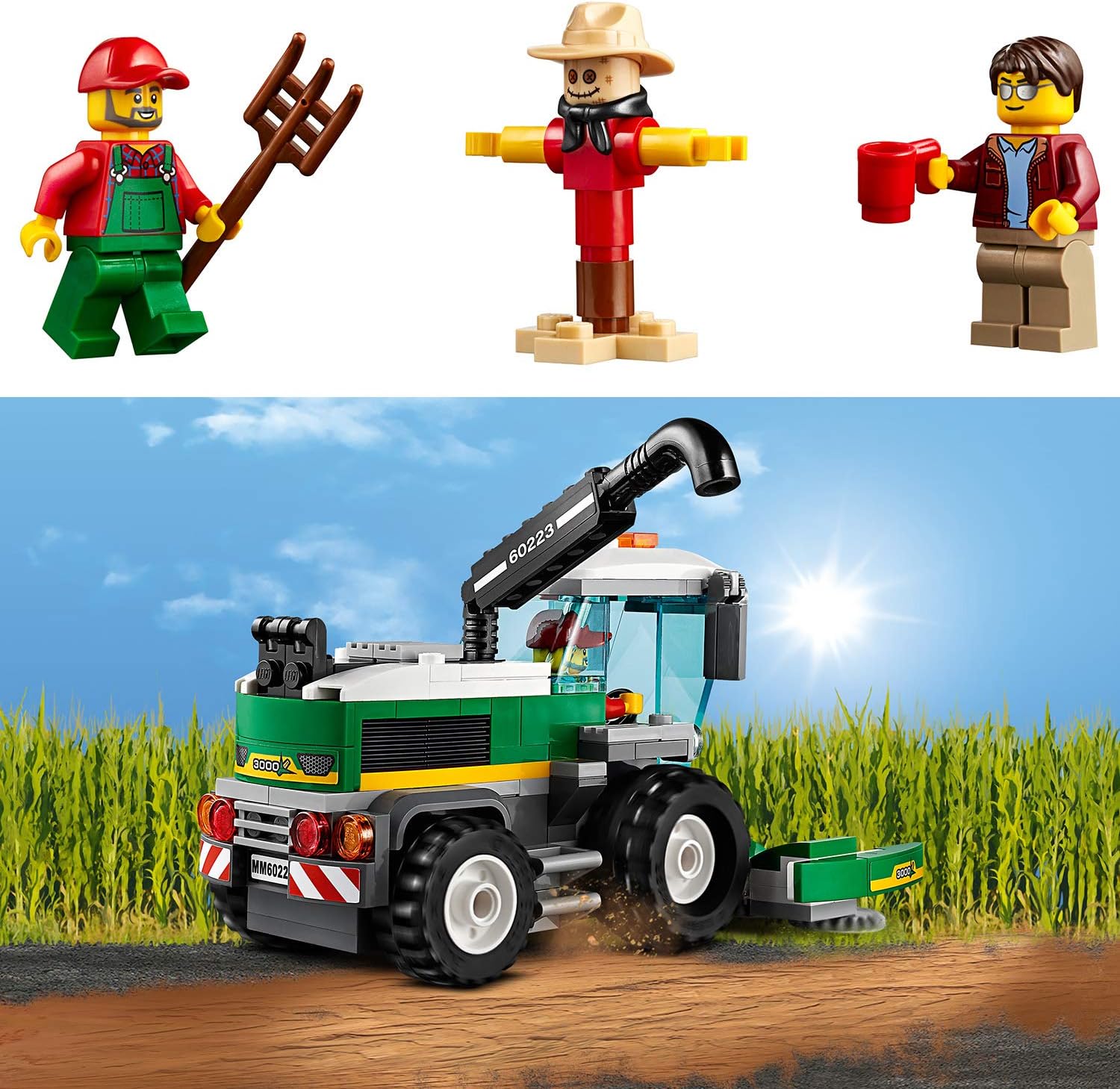 Lego City Le Transport De L Ensileuse 60223 Jeu De Construction Lego Amazon Fr Jeux Et Jouets