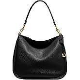 COACH Womens Soft Pebble Leather Cary Shoulder Bag