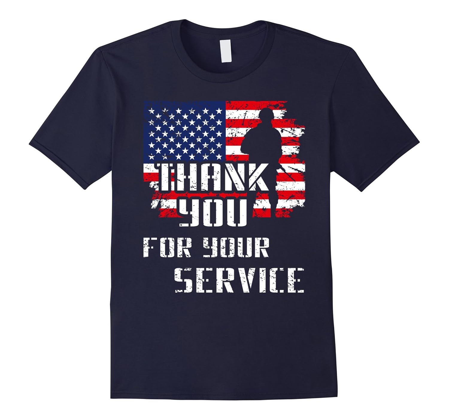 Veterans Day Clothes Tees Thank You for your Service T Shirt-Rose